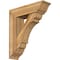 Ekena Millwork Olympic Traditional Rough Sawn Bracket w/ Offset Brace, Western Red Cedar, 8"W x 28"D x 32"H BKT0806X28X32OLY01RWR - alternate 1